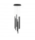 Ultrathin 7 Light Cluster Pendant Ceiling Light Sandy Black Aluminium LED 7x3W 1260Lm 3000K-3