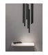 Ultrathin 7 Light Cluster Pendant Ceiling Light Sandy Black Aluminium LED 7x3W 1260Lm 3000K-6