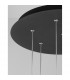 Ultrathin 7 Light Cluster Pendant Ceiling Light Sandy Black Aluminium LED 7x3W 1260Lm 3000K-7