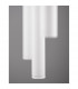 Ultrathin 7 Light Cluster Pendant Ceiling Light Sandy White Aluminium LED 7x3W 1260Lm 3000K-5
