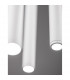 Ultrathin 7 Light Cluster Pendant Ceiling Light Sandy White Aluminium LED 7x3W 1260Lm 3000K-6