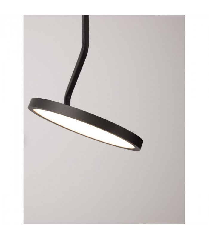 Luccelo Pendant Ceiling Light Sandy Black Aluminium LED 10W 500Lm 3000K-6