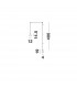 Marce Pendant Ceiling Light Gold Aluminium Clear Glass LED 5W 250Lm 3000K-6