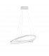 Aries Integrated LED Pendant Ceiling Light Dimmable Sandy White Aluminium LED 48W 2363Lm 3000K-3
