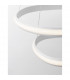 Aries Integrated LED Pendant Ceiling Light Dimmable Sandy White Aluminium LED 48W 2363Lm 3000K-5