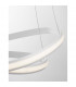 Aries Integrated LED Pendant Ceiling Light Dimmable Sandy White Aluminium LED 48W 2363Lm 3000K-6