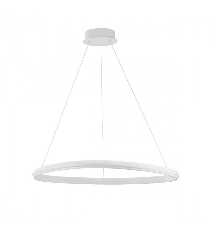Aries Integrated LED Pendant Ceiling Light Dimmable Sandy White Aluminium LED 32W 1770Lm 3000K-1