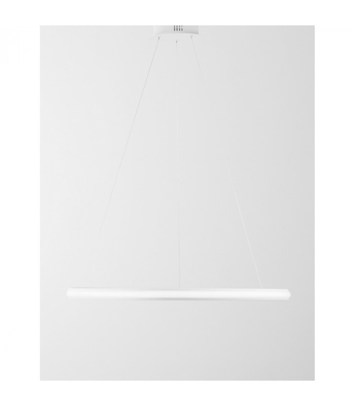 Aries Integrated LED Pendant Ceiling Light Dimmable Sandy White Aluminium LED 32W 1770Lm 3000K-4