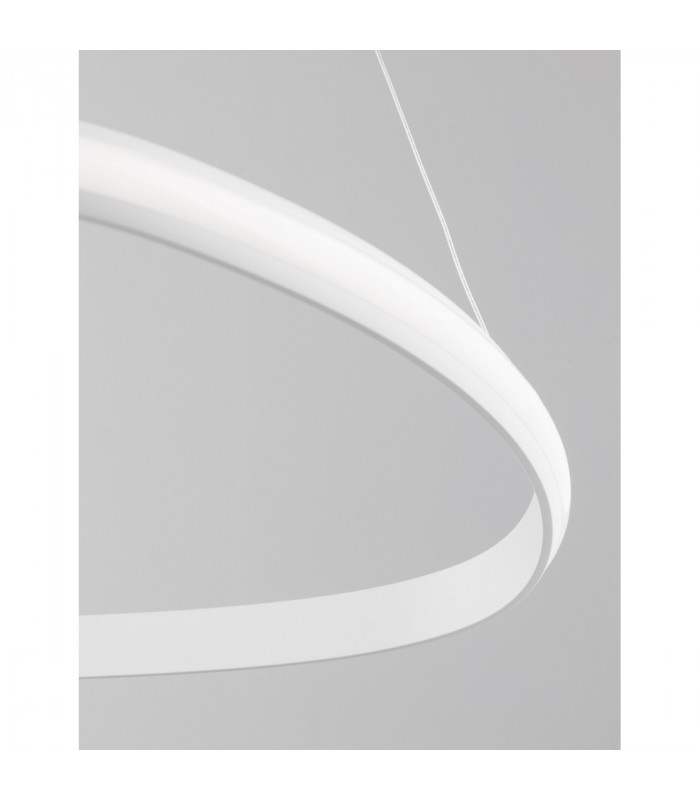 Aries Integrated LED Pendant Ceiling Light Dimmable Sandy White Aluminium LED 32W 1770Lm 3000K-5