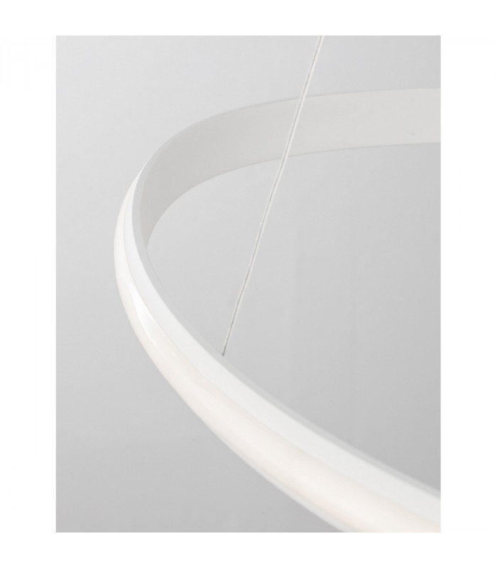 Aries Integrated LED Pendant Ceiling Light Dimmable Sandy White Aluminium LED 32W 1770Lm 3000K-6