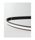 Aries Integrated LED Pendant Ceiling Light Sandy Black Aluminium LED 32W 1770Lm 3000K-3