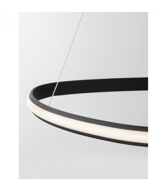 Aries Integrated LED Pendant Ceiling Light Sandy Black Aluminium LED 32W 1770Lm 3000K-3