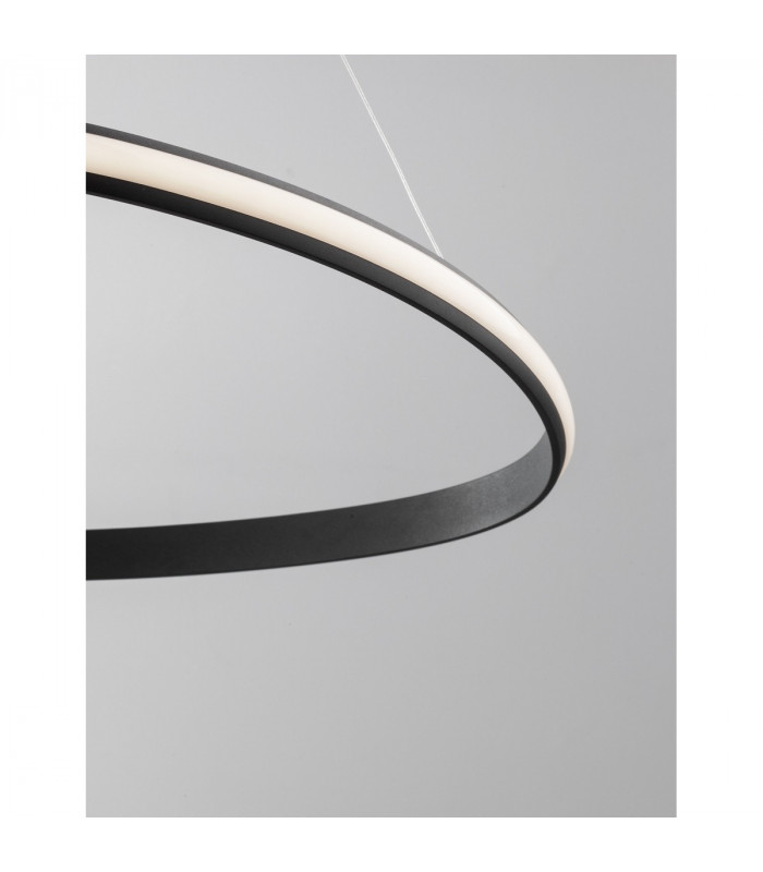 Aries Integrated LED Pendant Ceiling Light Sandy Black Aluminium LED 32W 1770Lm 3000K-4