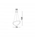 Aries Integrated LED Pendant Ceiling Light Sandy Black Aluminium LED 32W 1770Lm 3000K-5
