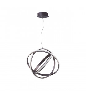 Pertone Integrated LED Pendant Ceiling Light Black Purple Aluminium Adjustable LED 53W 2627Lm 3000K-1