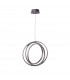 Pertone Integrated LED Pendant Ceiling Light Black Purple Aluminium Adjustable LED 53W 2627Lm 3000K-3