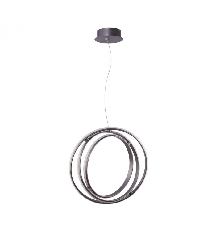 Pertone Integrated LED Pendant Ceiling Light Black Purple Aluminium Adjustable LED 53W 2627Lm 3000K-3