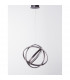 Pertone Integrated LED Pendant Ceiling Light Black Purple Aluminium Adjustable LED 53W 2627Lm 3000K-5