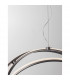 Pertone Integrated LED Pendant Ceiling Light Black Purple Aluminium Adjustable LED 63W 3043Lm 3000K-3