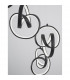 Rings Integrated LED Pendant Ceiling Light Sandy Black Aluminium LED 60W 2310Lm 3000K-3