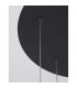 Rings Integrated LED Pendant Ceiling Light Sandy Black Aluminium LED 60W 2310Lm 3000K-6
