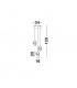 Rings Integrated LED Pendant Ceiling Light Sandy Black Aluminium LED 43W 1806Lm 3000K-6