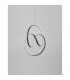 Rings Integrated LED Pendant Ceiling Light Sandy Black Aluminium LED 43W 1895Lm 3000K-2