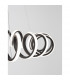 Zinia Integrated LED Pendant Ceiling Light Sandy Black Aluminium Silicone LED 45W 3375Lm 3000K-7