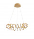 Zinia Integrated LED Pendant Ceiling Light Sandy Gold Aluminium Silicone LED 45W 3375Lm 3000K-1