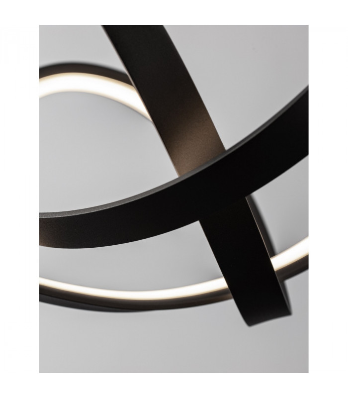 Apus Integrated LED Pendant Ceiling Light Sandy Black Aluminium LED 45W 1720Lm 3000K-3