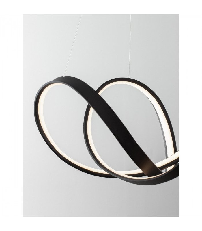 Apus Integrated LED Pendant Ceiling Light Sandy Black Aluminium LED 45W 1720Lm 3000K-4