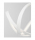 Apus Integrated LED Pendant Ceiling Light Sandy White Aluminium LED 45W 1720Lm 3000K-5