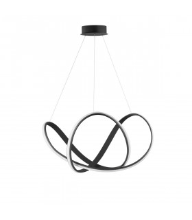 Apus Integrated LED Pendant Ceiling Light Sandy Black Aluminium LED 50W 2158Lm 3000K-1