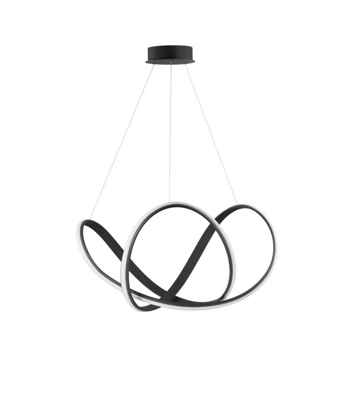 Apus Integrated LED Pendant Ceiling Light Sandy Black Aluminium LED 50W 2158Lm 3000K-1