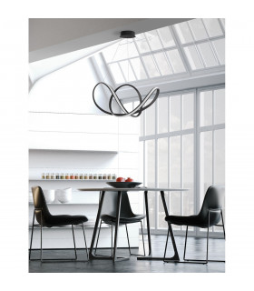 Apus Integrated LED Pendant Ceiling Light Sandy Black Aluminium LED 50W 2158Lm 3000K-2