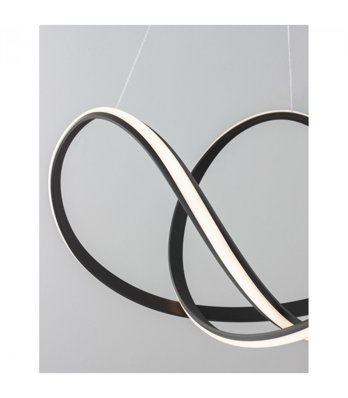Apus Integrated LED Pendant Ceiling Light Sandy Black Aluminium LED 50W 2158Lm 3000K-3