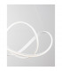 Apus Integrated LED Pendant Ceiling Light Sandy White Aluminium LED 50W 2158Lm 3000K-2