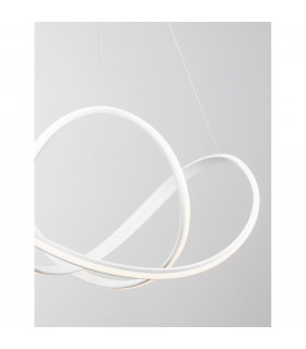 Apus Integrated LED Pendant Ceiling Light Sandy White Aluminium LED 50W 2158Lm 3000K-2