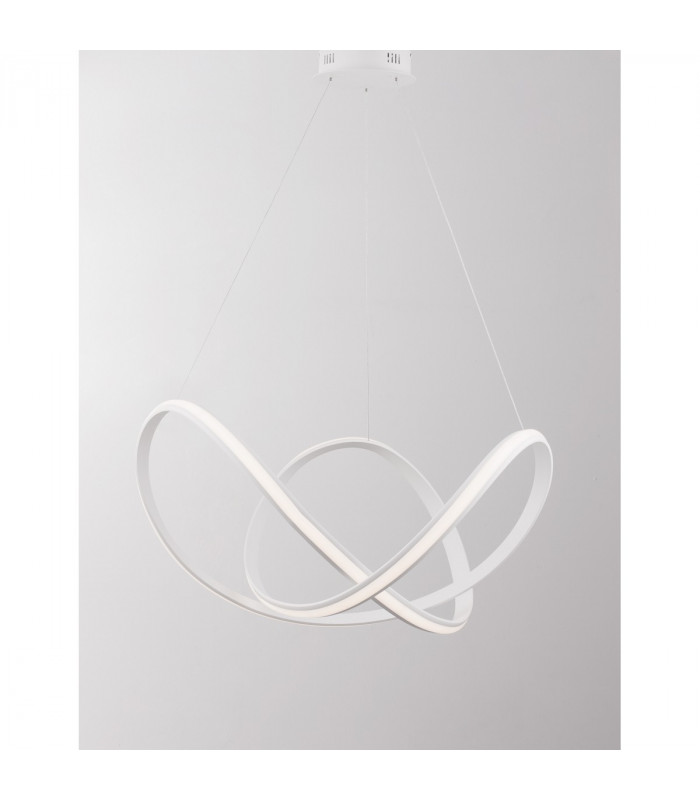 Apus Integrated LED Pendant Ceiling Light Sandy White Aluminium LED 50W 2158Lm 3000K-3