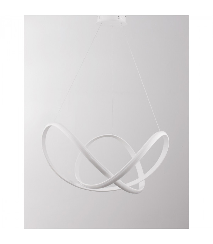 Apus Integrated LED Pendant Ceiling Light Sandy White Aluminium LED 50W 2158Lm 3000K-4