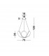 Apus Integrated LED Pendant Ceiling Light Sandy White Aluminium LED 50W 2158Lm 3000K-8