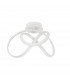 Truno Integrated LED Semi Flush Light Sandy White Aluminium LED 60W 4746Lm 3000K-1
