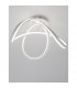 Truno Integrated LED Semi Flush Light Sandy White Aluminium LED 60W 4746Lm 3000K-2