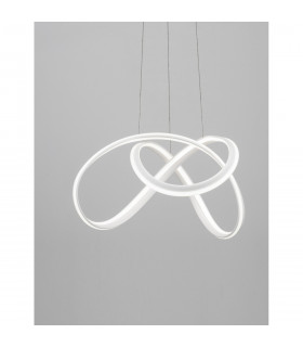 Truno Integrated LED Pendant Ceiling Light Sandy White Aluminium LED 60W 3045Lm 3000K-2