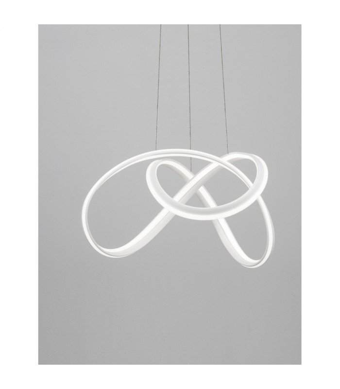 Truno Integrated LED Pendant Ceiling Light Sandy White Aluminium LED 60W 3045Lm 3000K-2
