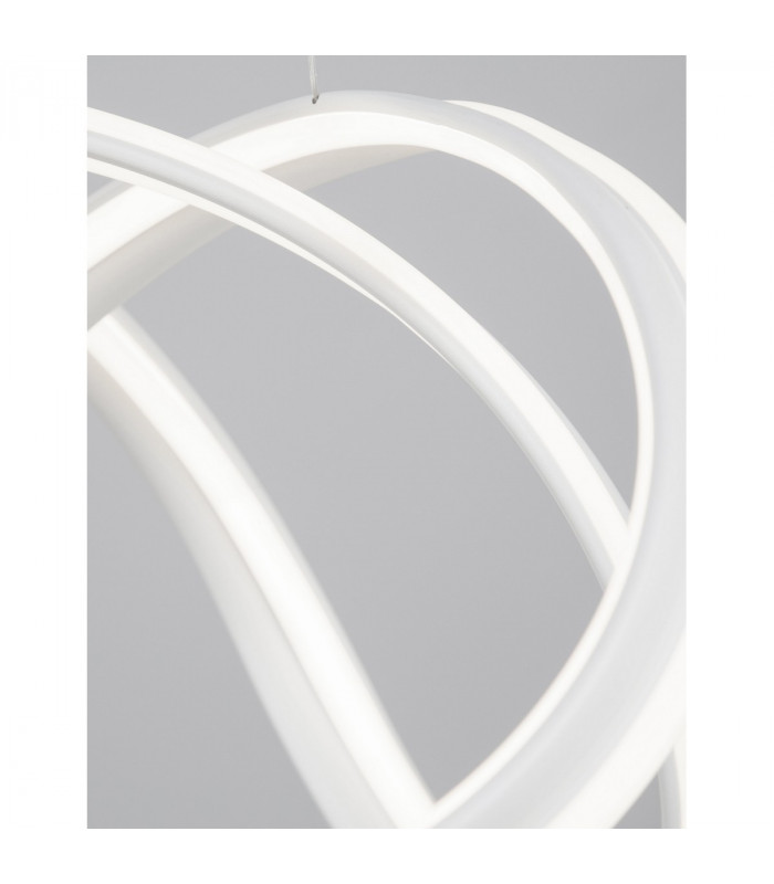Truno Integrated LED Pendant Ceiling Light Sandy White Aluminium LED 60W 3045Lm 3000K-4
