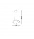Truno Integrated LED Pendant Ceiling Light Sandy White Aluminium LED 60W 3045Lm 3000K-5