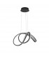 Truno Integrated LED Pendant Ceiling Light Sandy Black Aluminium LED 60W 3045Lm 3000K-1