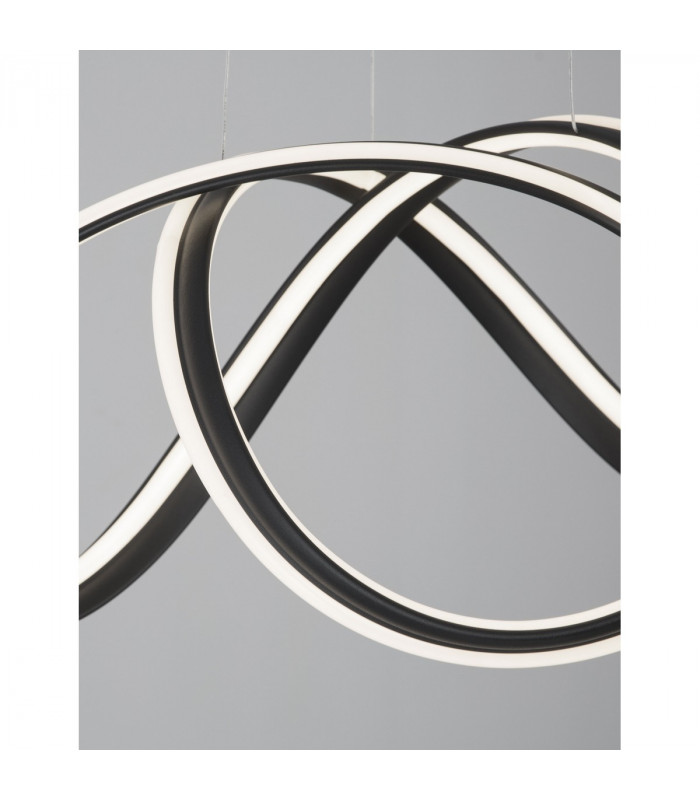 Truno Integrated LED Pendant Ceiling Light Sandy Black Aluminium LED 60W 3045Lm 3000K-5