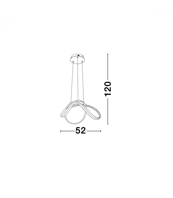 Truno Integrated LED Pendant Ceiling Light Sandy Black Aluminium LED 60W 3045Lm 3000K-7